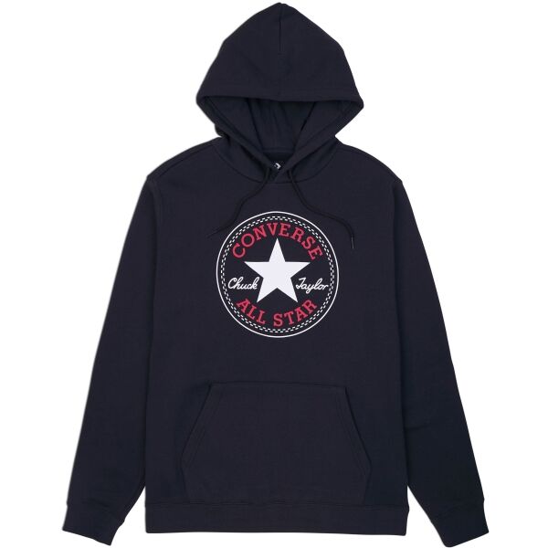 Converse STANDARD FIT CENTER FRONT LARGE CHUCK PATCH CORE PO HOODIE B Pánská mikina