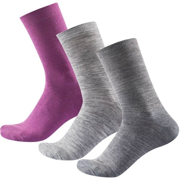 Devold DAILY MERINO LIGHT SOCK 3PK WMN Dámské ponožky