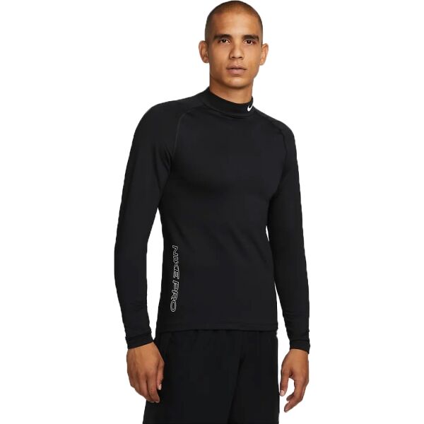 Nike TOP WARM LS MOCK Pánské tréninkové tričko