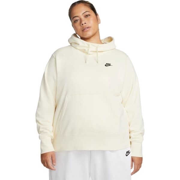 Nike NSW CLUB FLC FNL HOODIE PLUS Dámská mikina