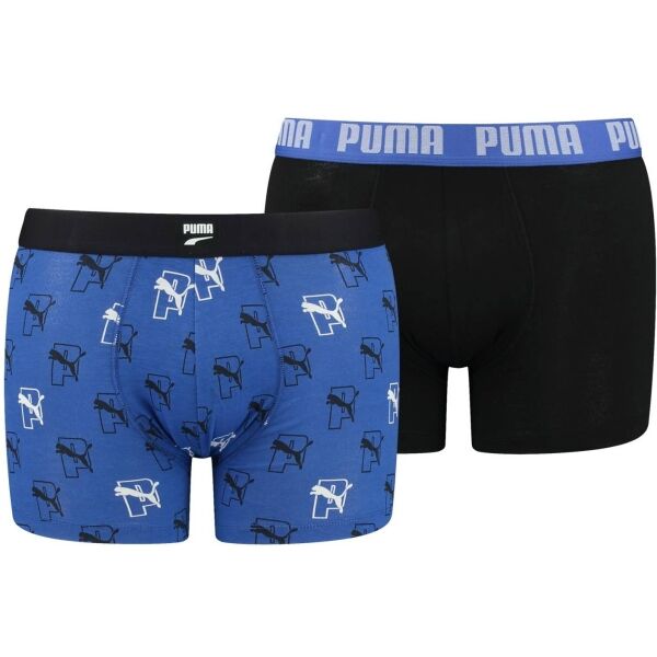 Puma MEN CAT AOP BOXER 2P Pánské boxerky