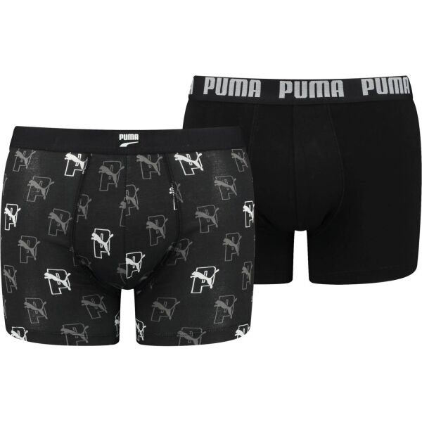 Puma MEN CAT AOP BOXER 2P Pánské boxerky