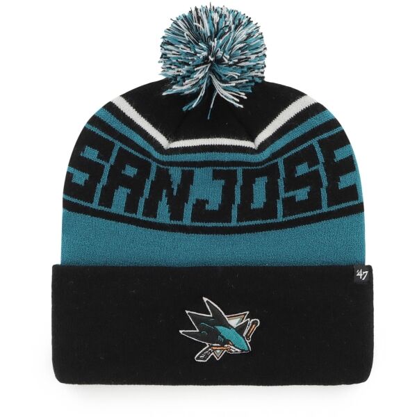 47 NHL SAN JOSE SHARKS STYLUS CUFF KNIT Zimní čepice