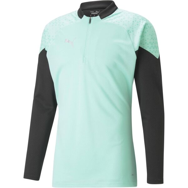 Puma TEAMCUP TRAINING 1/4 ZIP TOP Pánská sportovní mikina