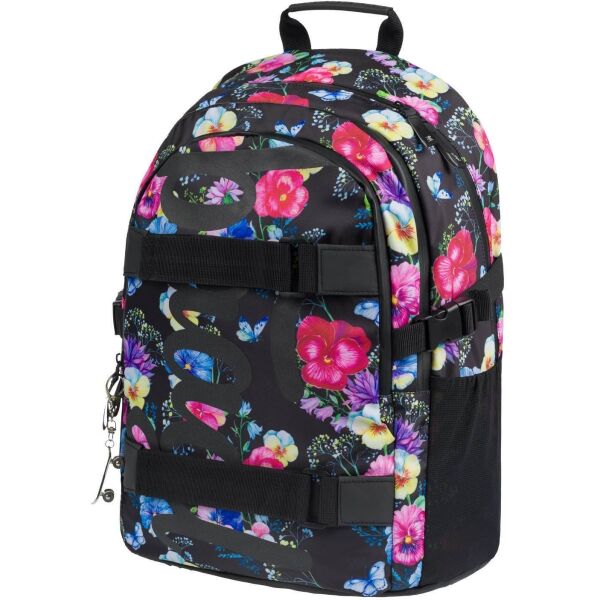 BAAGL SKATE BACKPACK FLOWERS Školní batoh