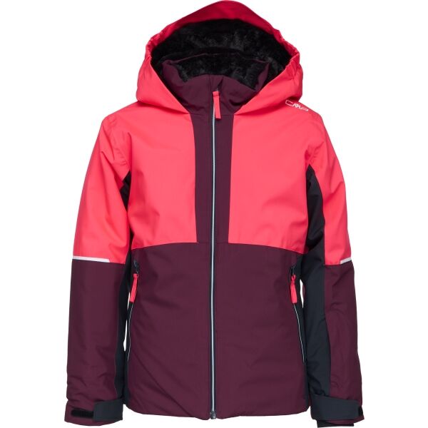 CMP KID G JACKET FIX HOOD Dívčí lyžařská bunda