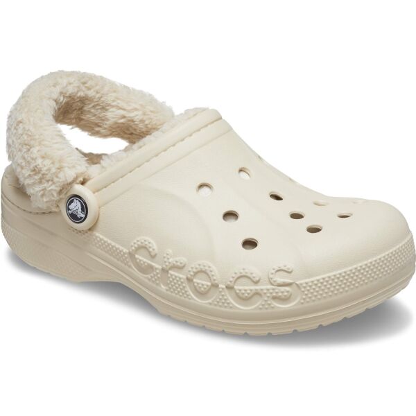 Crocs BAYA LINED FUZZ STRAP CLOG Unisex pantofle