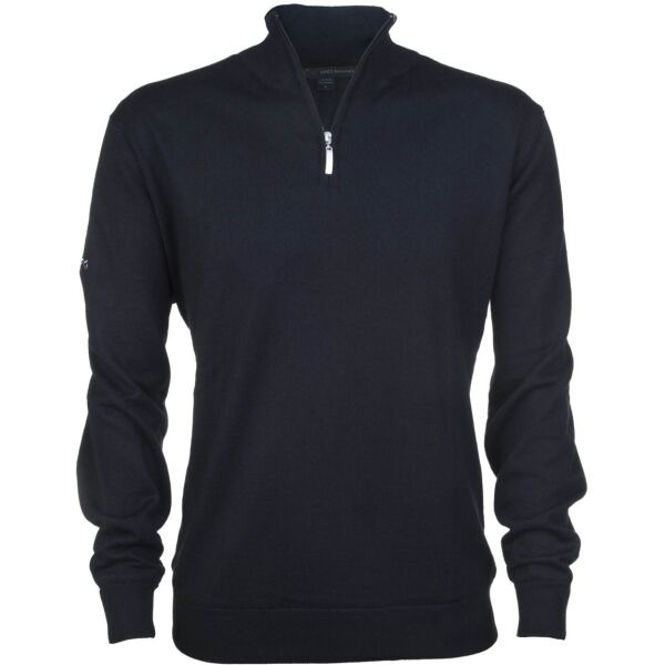 GREGNORMAN MERINO (50:50) ZIP-NECK Pánský golfový svetr