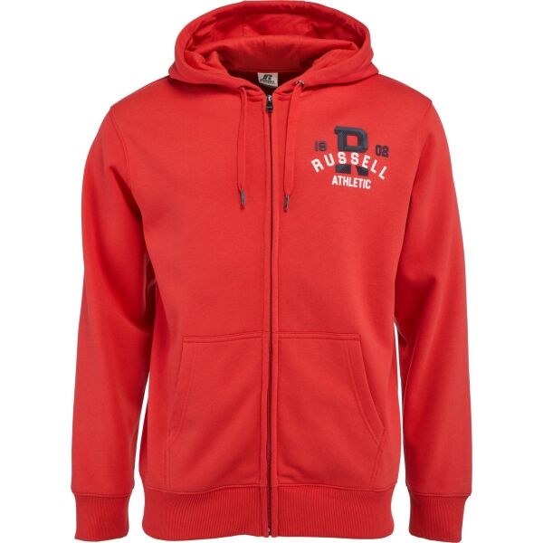 Russell Athletic CLASSIC PRINTED ZIP THROUGH HOODY M Pánská mikina