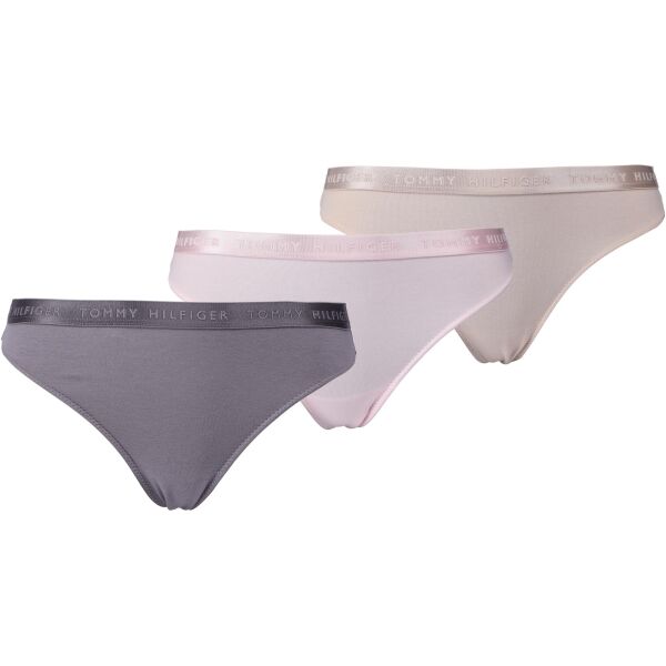 Tommy Hilfiger EVERYDAY LUXE 3 PACK Dámská tanga