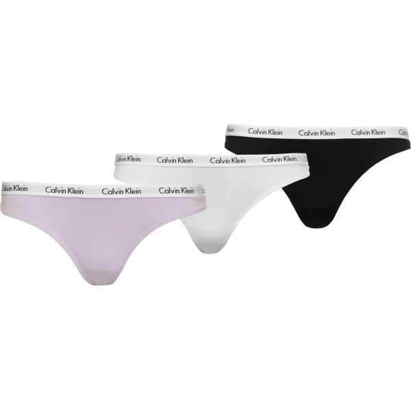 Calvin Klein CAROUSEL - 3 PACK Dámská tanga