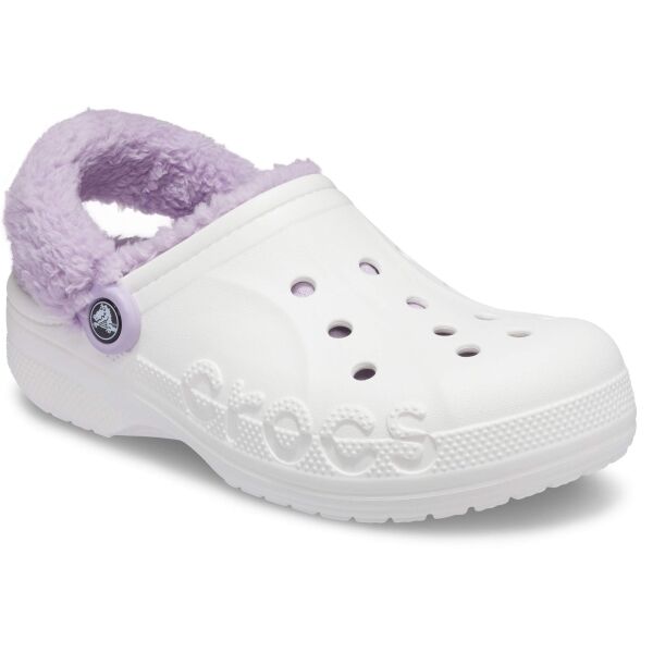 Crocs BAYA LINED FUZZ STRAP CLOG Dámské pantofle