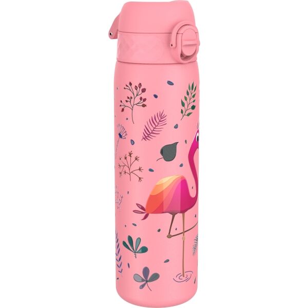 Ion8 LEAK PROOF FLAMINGO 600 ML Nerezová láhev