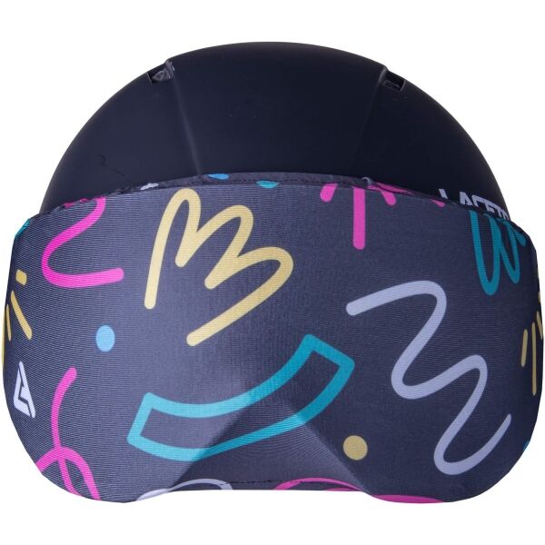 Laceto SKI HELMET VISOR COVER COLOR LINES Látkový kryt visiorů lyžařských přileb