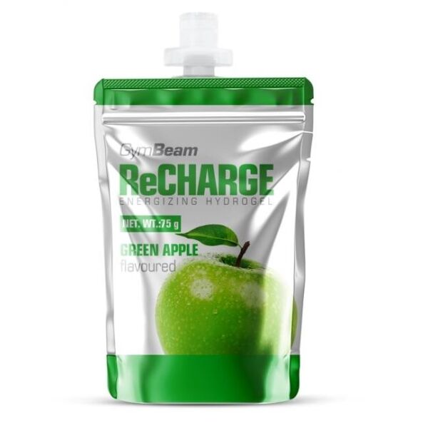 GymBeam RECHARGE GEL 75 G ZELENÉ JABLKO Energy gel