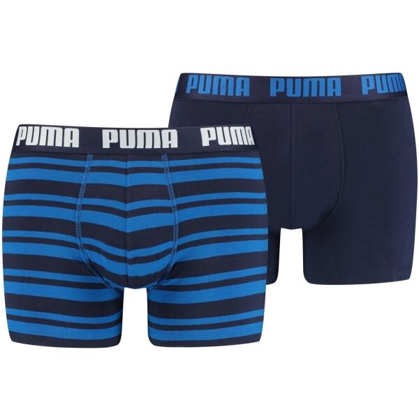 Puma HERITAGE STRIPE BOXER 2P Pánské boxerky