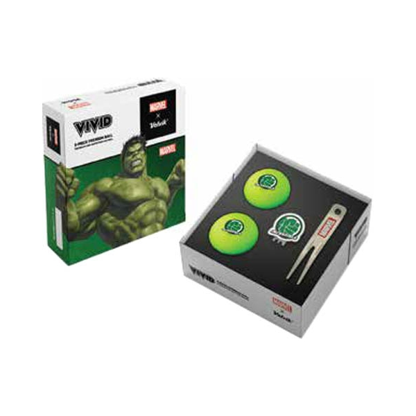 VOLVIK MARVEL HULK Set golfových míčků