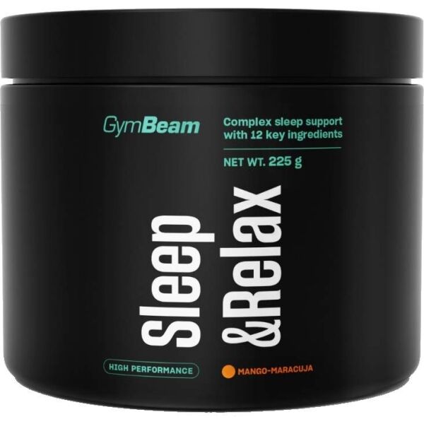 GymBeam SLEEP & RELAX 225 G MANGO-MARACUJA Doplněk stravy