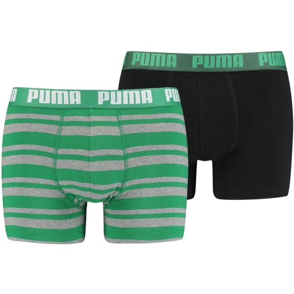 Puma HERITAGE STRIPE BOXER 2P Pánské boxerky