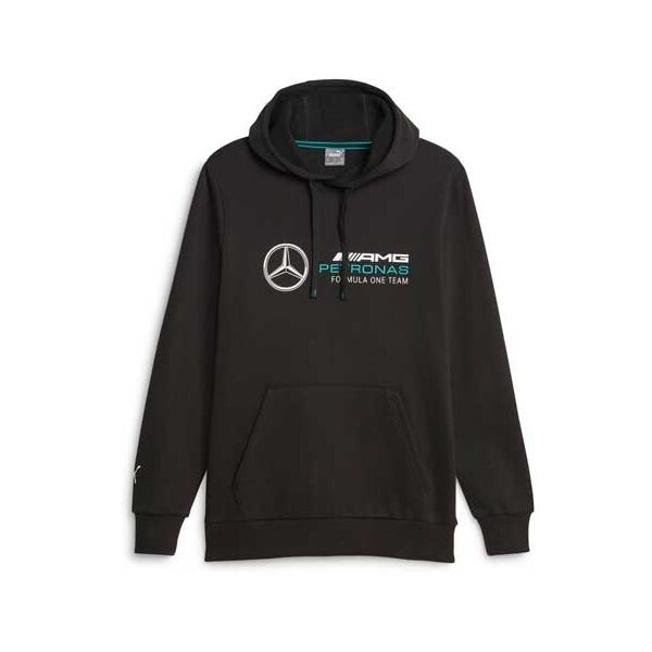 Puma MERCEDES-AMG PETRONAS F1 ESSENTIALS HOODIE Pánský svetr