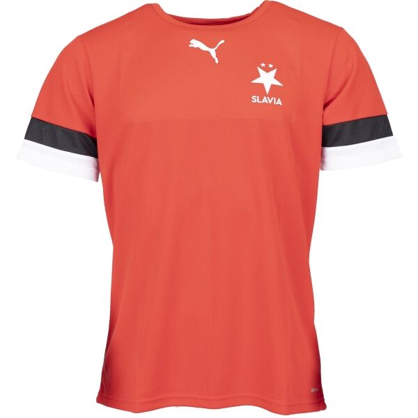 Puma TEAMRISE JERSEY TEE JR SK SLAVIA Dětské fotbalové triko