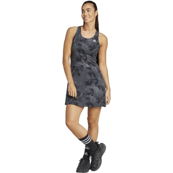 adidas FLORAL GRAPHIC SINGLE JERSEY DRESS Dámské šaty