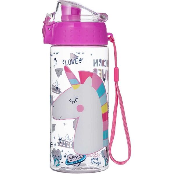Oxybag UNICORN ICONIC 500 ML Dívčí plastová láhev na pití