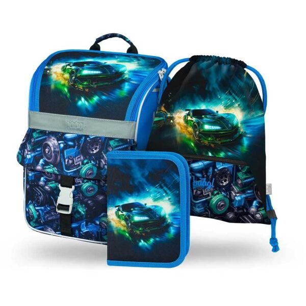 BAAGL 3 SET ZIPPY ZÁVODNÍ AUTO Školní set