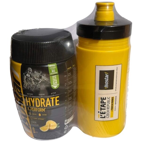 Isostar HYDRATE PERFORM 400 G CITRON + BIDON 550 ML L´ÉTAPE ZDARMA Isotonický nápoj + bidon