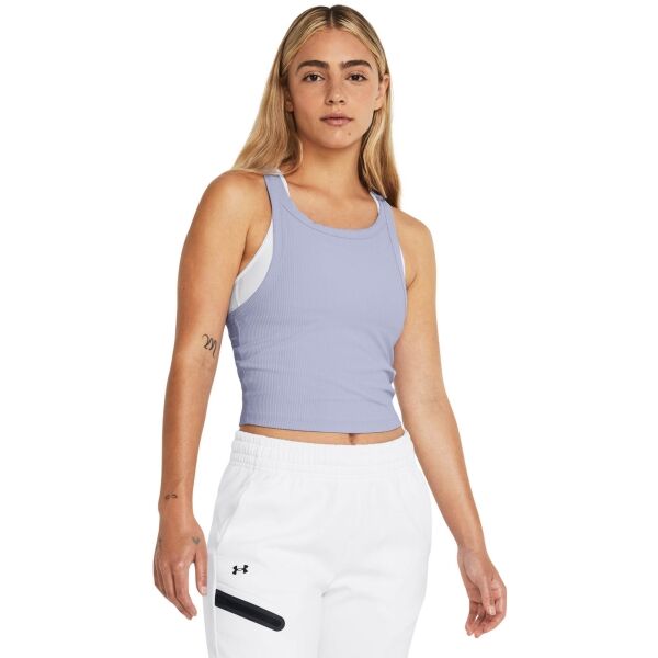 Under Armour MERIDIAN RIB CROP TANK Dámské tílko