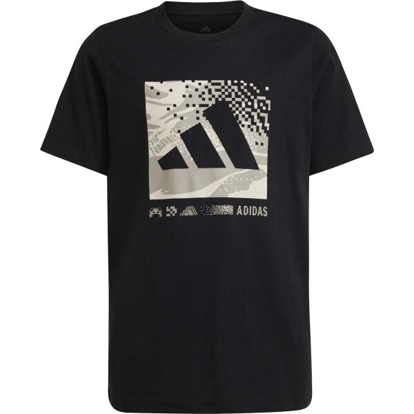 adidas CAMO LOGO TEE Chlapecké triko