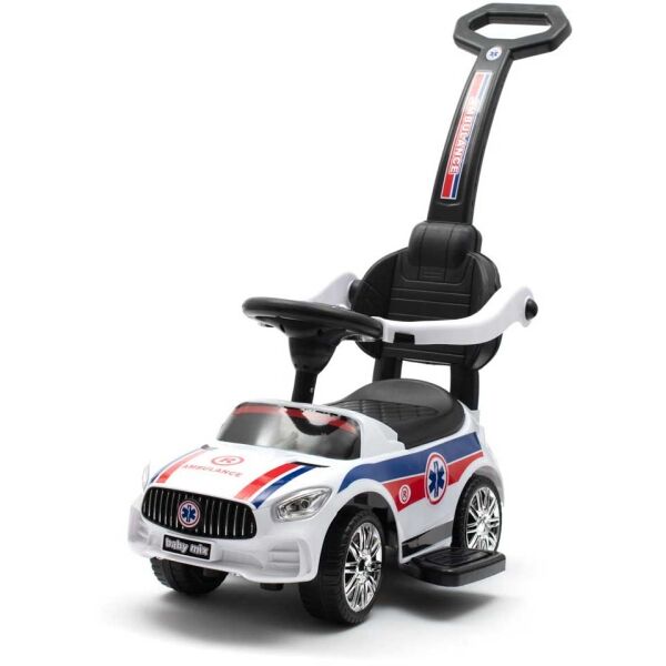 BABY MIX AMBULANCE Dětské odrážedlo s vodící tyčí