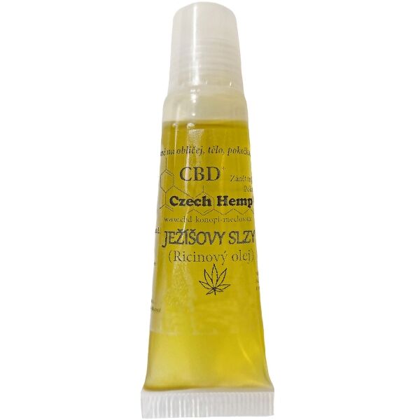CBD konopí Meclov CBD RICINOVÝ OLEJ JEŽÍŠOVY SLZY 10 ML CBD Ricinový kosmetický olej