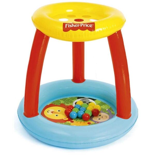 FISHER PRICE NAFUKOVACÍ HRACÍ CENTRUM Dětské nafukovací hrací centrum s otvory pro míčky
