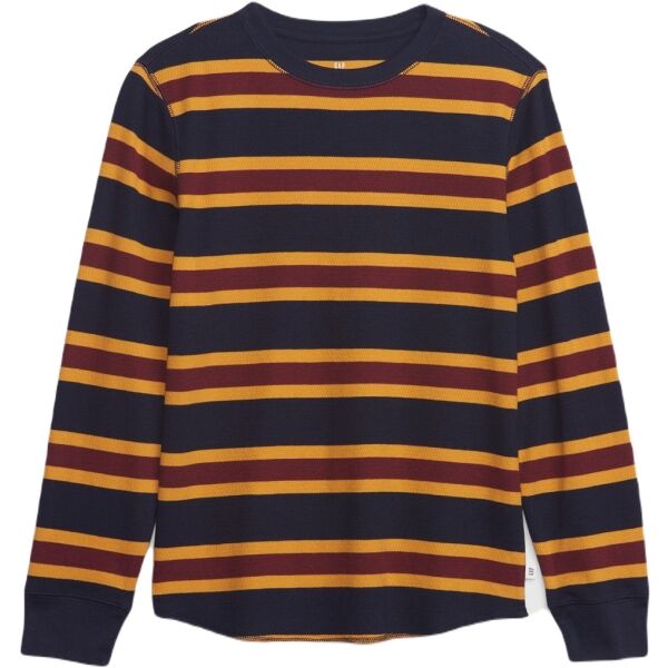 GAP LS TEXTURE CREW Chlapecké tričko