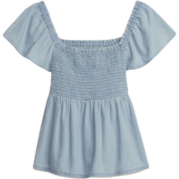 GAP TOP SMOCKED FLUTTER Dívčí tričko