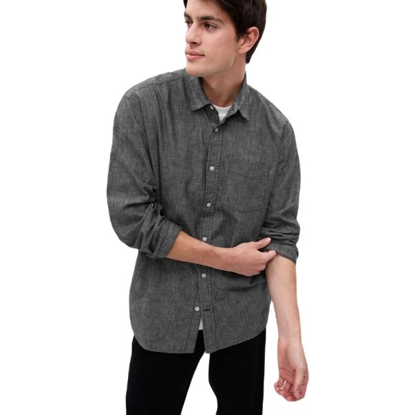 GAP V-LS CHAMBRAY Pánská košile