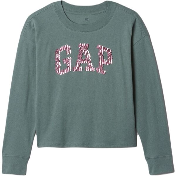 GAP V-LS ELV LOGO Dívčí tričko