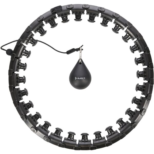 HMS HHW12 PLUS SIZE Masážní hula hoop se závažím a počítadlem