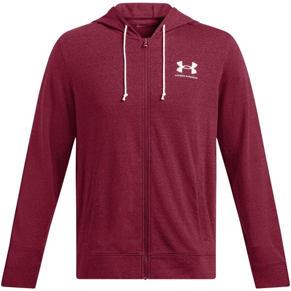 Under Armour RIVAL TERRY LC FZ Pánská mikina