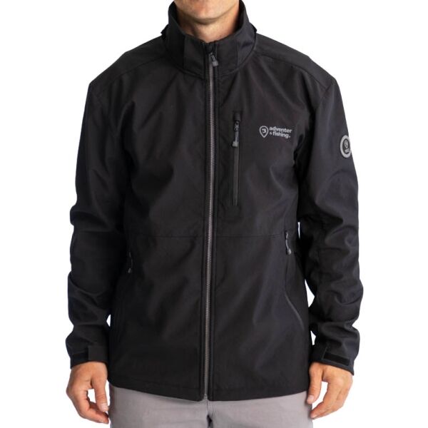 ADVENTER & FISHING BLACK Softshellová bunda