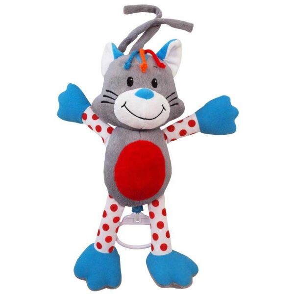 BABY MIX KOČIČKA Plyšová hračka s hracím strojkem