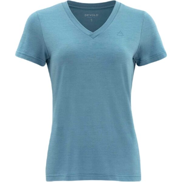 Devold HAREID MERINO 200 TEE V-NECK Dámské merino triko