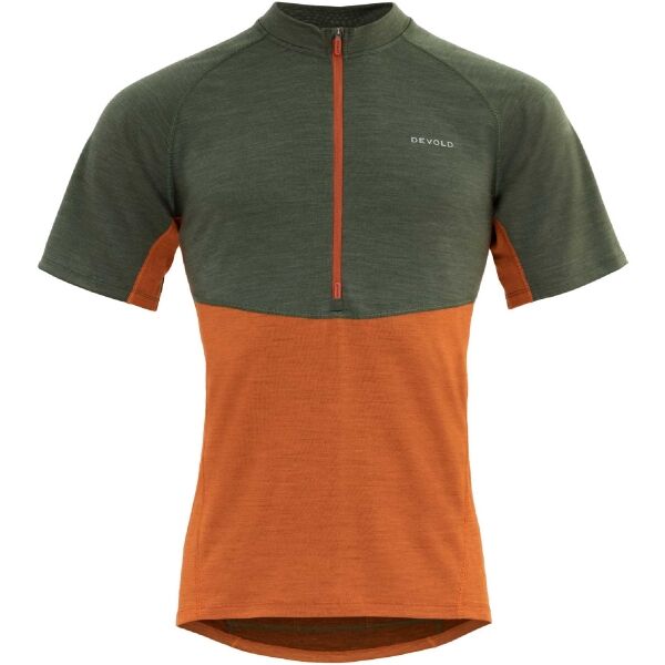 Devold STANDAL MERINO TEE ZIP NECK Pánské cyklistické triko