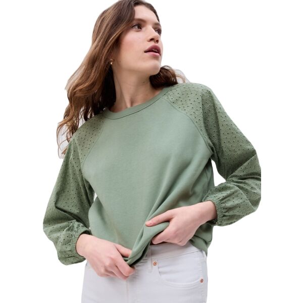 GAP WOVEN EYELET Dámská mikina