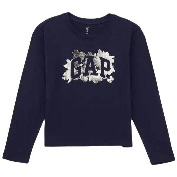 GAP FRCH VALUE LOGO Dívčí tričko s dlouhým rukávem