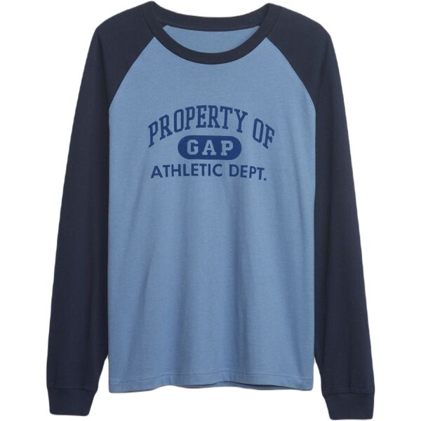 GAP LS LOGO RAGLAN Pánské tričko