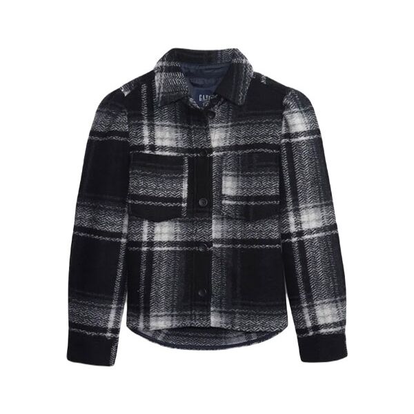 GAP PUFF SLEEVE CROP Dámská bunda
