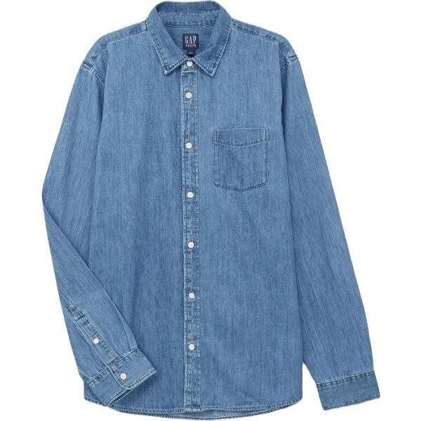GAP V-LS DENIM Pánská džínová košile