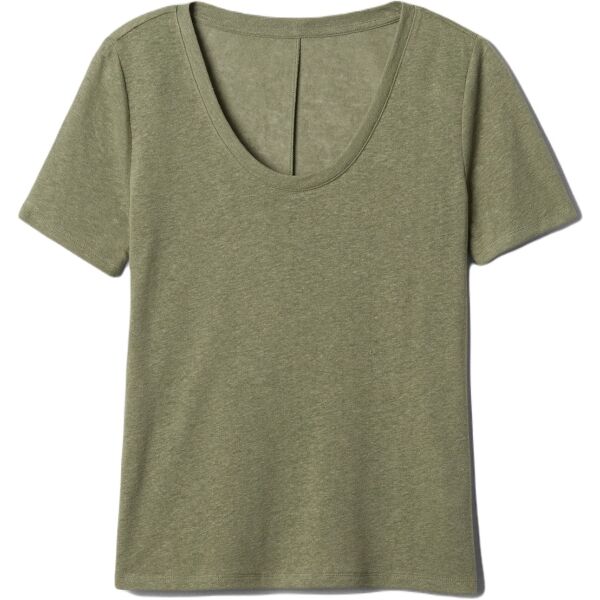 GAP V-SS LINEN SCOOP Dámské tričko